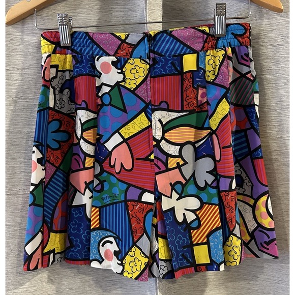 Vintage TAIL Tennis/pickleball Pleated Multicolor Skirt Size 6 - Picture 3 of 5